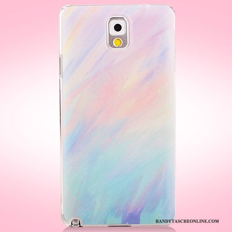 Hülle Samsung Galaxy Note 3 Gemalt Rosa Nubuck, Case Samsung Galaxy Note 3 Schutz