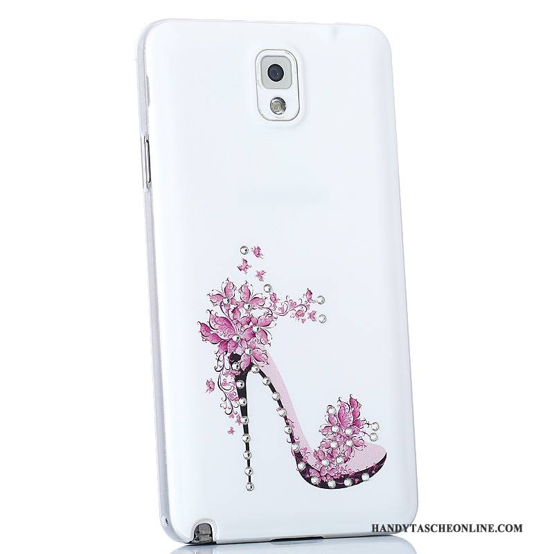 Hülle Samsung Galaxy Note 3 Kreativ Handyhüllen Rosa, Case Samsung Galaxy Note 3 Strass Hintere Abdeckung