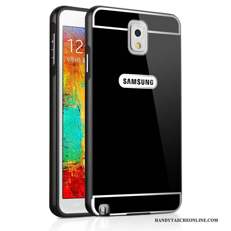 Hülle Samsung Galaxy Note 3 Metall Spiegel Neu, Case Samsung Galaxy Note 3 Schutz Grenze Handyhüllen