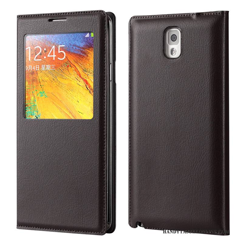 Hülle Samsung Galaxy Note 3 Schutz Weinrot Handyhüllen, Case Samsung Galaxy Note 3