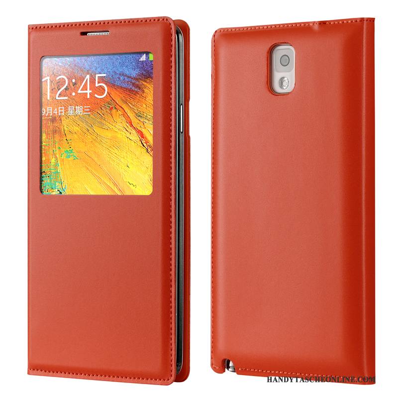 Hülle Samsung Galaxy Note 3 Schutz Weinrot Handyhüllen, Case Samsung Galaxy Note 3