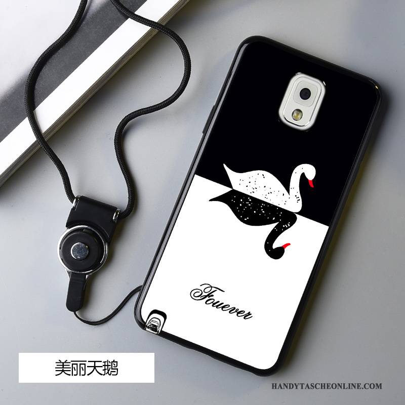 Hülle Samsung Galaxy Note 3 Weiche Handyhüllen Anti-sturz, Case Samsung Galaxy Note 3 Karikatur Hängende Verzierungen Trend