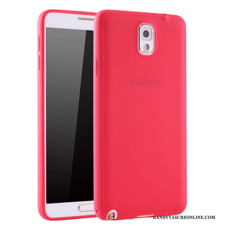 Hülle Samsung Galaxy Note 3 Weiche Handyhüllen Anti-sturz, Case Samsung Galaxy Note 3 Silikon Rosa Schlank