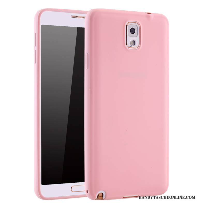 Hülle Samsung Galaxy Note 3 Weiche Handyhüllen Anti-sturz, Case Samsung Galaxy Note 3 Silikon Rosa Schlank