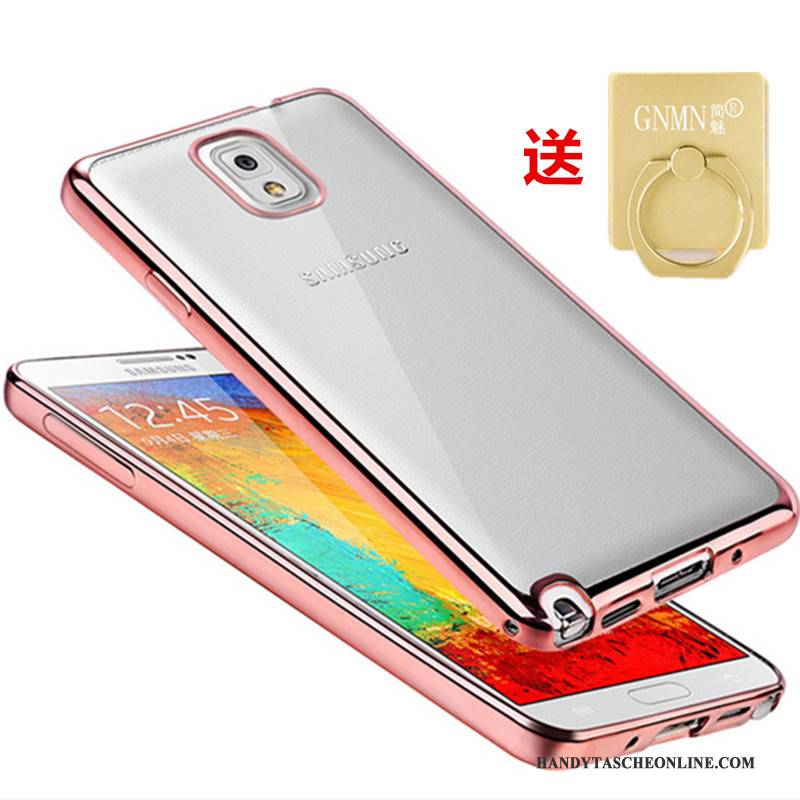 Hülle Samsung Galaxy Note 3 Weiche Handyhüllen Gold, Case Samsung Galaxy Note 3 Silikon Transparent