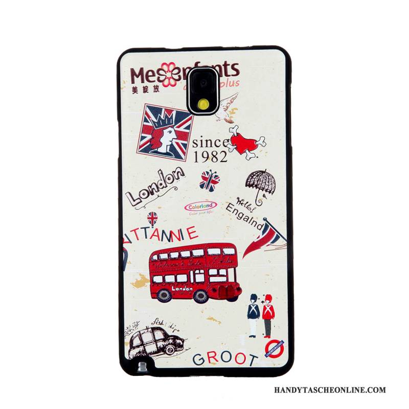 Hülle Samsung Galaxy Note 3 Weiche Membran Lila, Case Samsung Galaxy Note 3 Schutz Handyhüllen Trend