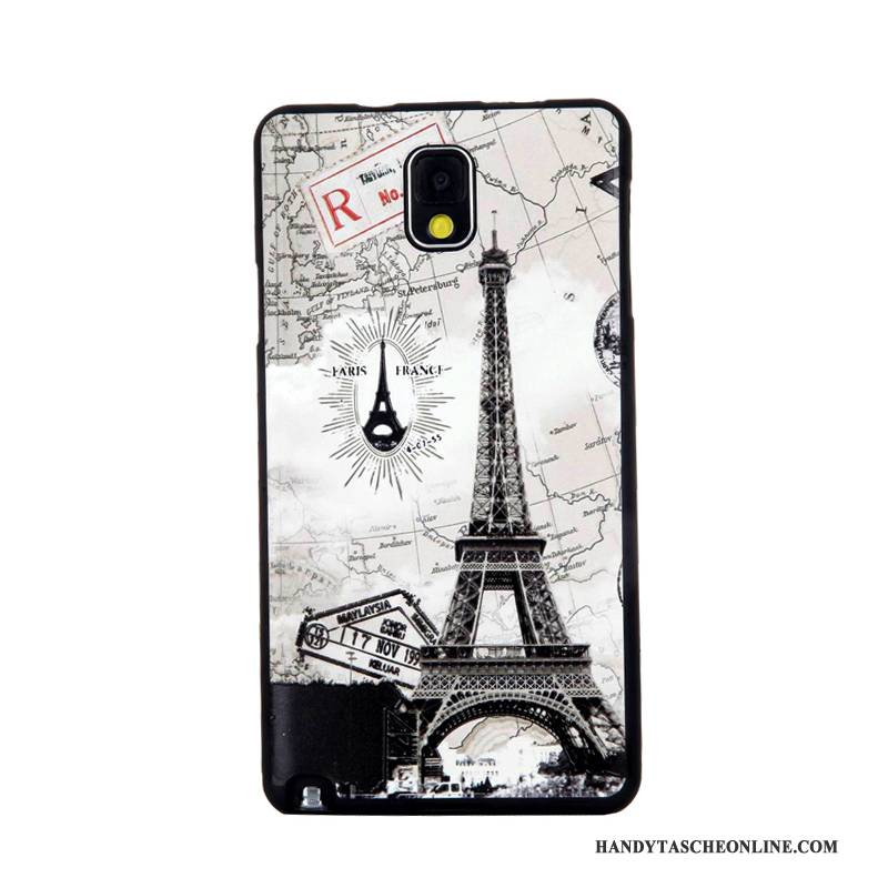 Hülle Samsung Galaxy Note 3 Weiche Membran Lila, Case Samsung Galaxy Note 3 Schutz Handyhüllen Trend