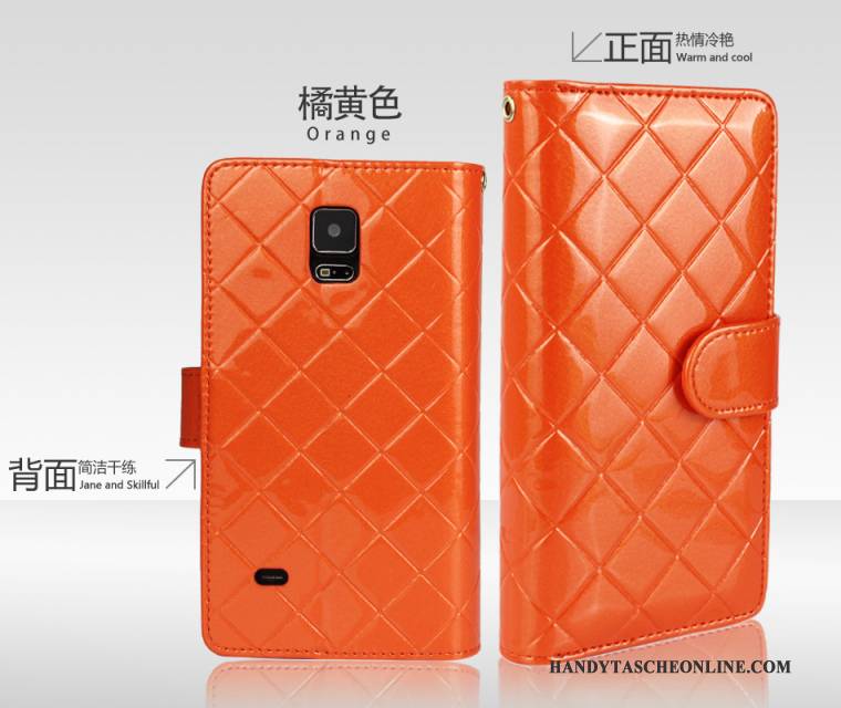 Hülle Samsung Galaxy Note 4 Geldbörse Handyhüllen Schnalle, Case Samsung Galaxy Note 4 Folio Rot