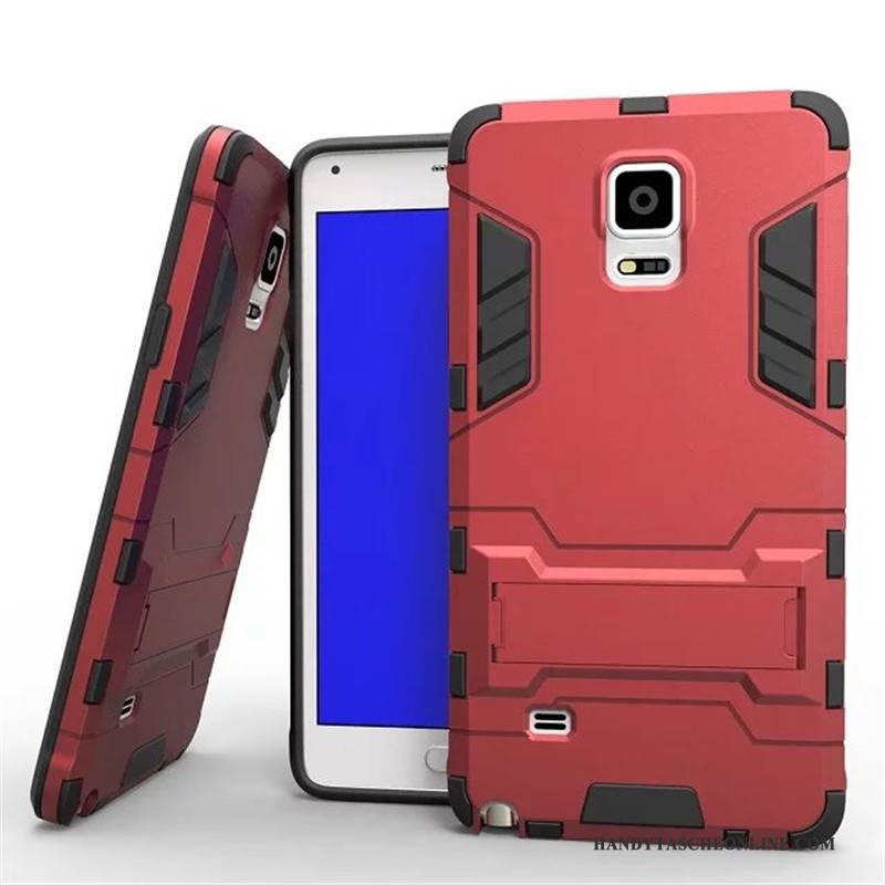 Hülle Samsung Galaxy Note 4 Halterung Rot Anti-sturz, Case Samsung Galaxy Note 4 Schutz