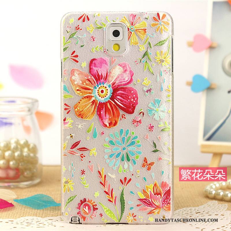 Hülle Samsung Galaxy Note 4 Karikatur Schwer Rosa, Case Samsung Galaxy Note 4 Leder Muster Handyhüllen