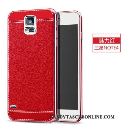 Hülle Samsung Galaxy Note 4 Schutz Handyhüllen Dünne, Case Samsung Galaxy Note 4 Weiche Anti-sturz Rosa