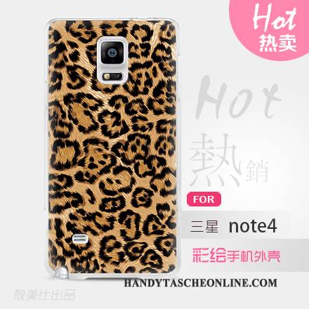 Hülle Samsung Galaxy Note 4 Schutz Handyhüllen Grün, Case Samsung Galaxy Note 4