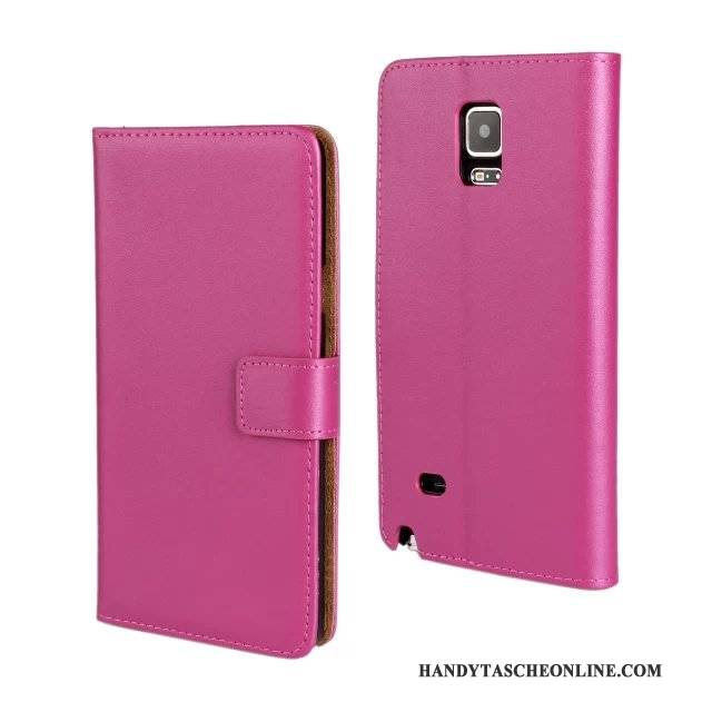 Hülle Samsung Galaxy Note 4 Schutz Lila Persönlichkeit, Case Samsung Galaxy Note 4 Halterung Handyhüllen