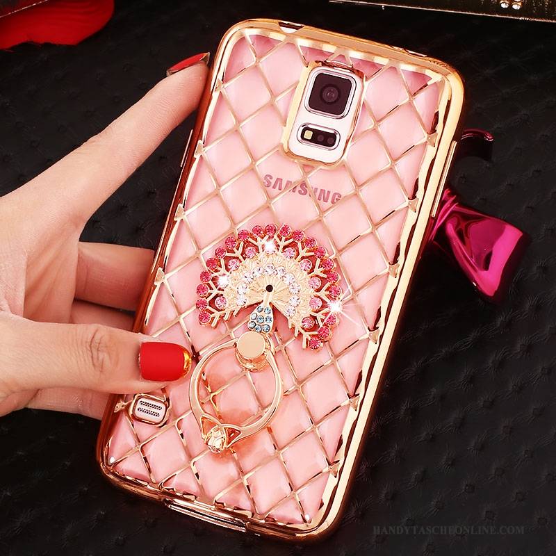 Hülle Samsung Galaxy Note 4 Schutz Ring Rosa, Case Samsung Galaxy Note 4 Weiche Schlank