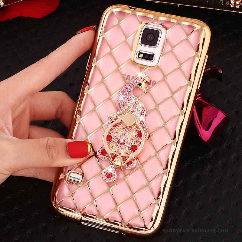 Hülle Samsung Galaxy Note 4 Schutz Ring Rosa, Case Samsung Galaxy Note 4 Weiche Schlank