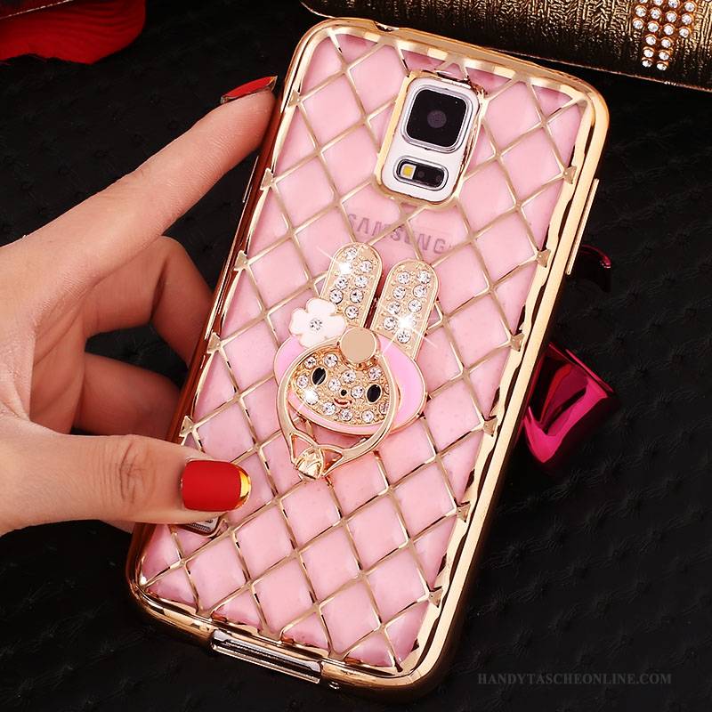 Hülle Samsung Galaxy Note 4 Schutz Ring Rosa, Case Samsung Galaxy Note 4 Weiche Schlank