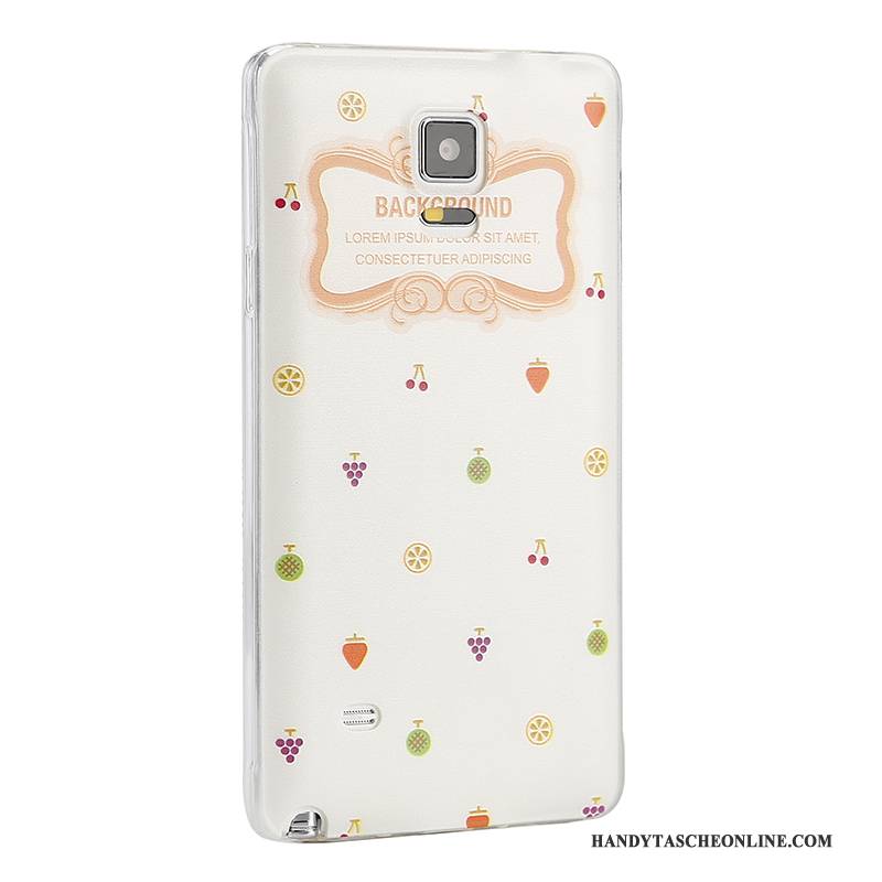 Hülle Samsung Galaxy Note 4 Silikon Gelb Handyhüllen, Case Samsung Galaxy Note 4 Schutz