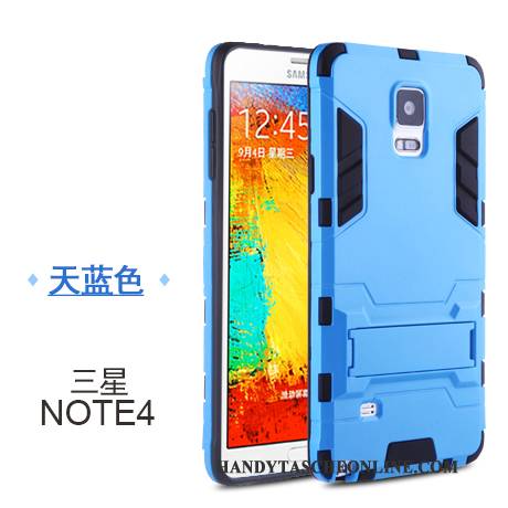 Hülle Samsung Galaxy Note 4 Taschen Handyhüllen Schwer, Case Samsung Galaxy Note 4 Silikon Einfach Anti-sturz