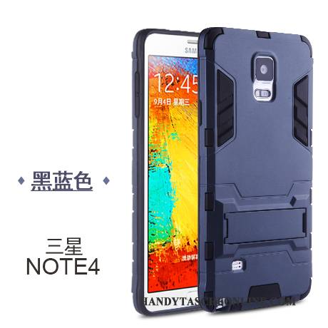 Hülle Samsung Galaxy Note 4 Taschen Handyhüllen Schwer, Case Samsung Galaxy Note 4 Silikon Einfach Anti-sturz