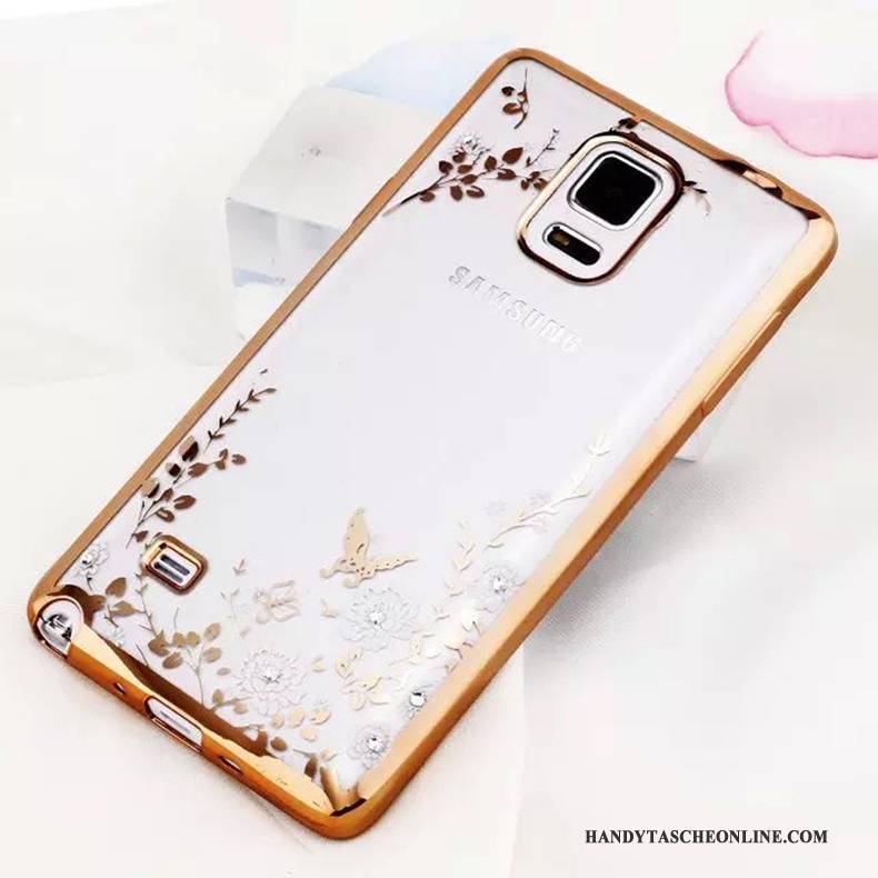 Hülle Samsung Galaxy Note 4 Weiche Gold Anti-sturz, Case Samsung Galaxy Note 4 Silikon