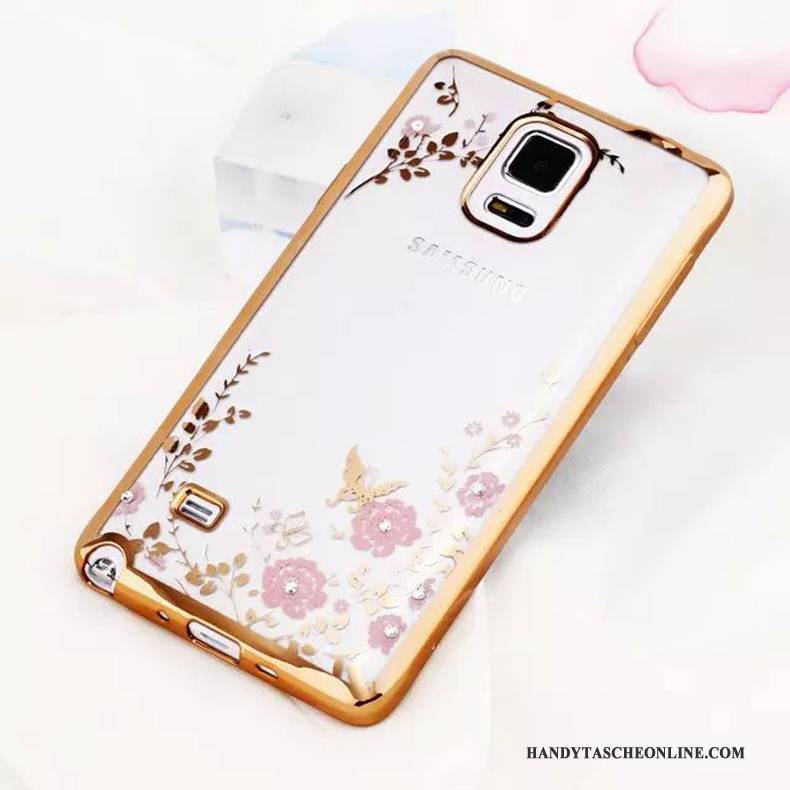 Hülle Samsung Galaxy Note 4 Weiche Gold Anti-sturz, Case Samsung Galaxy Note 4 Silikon