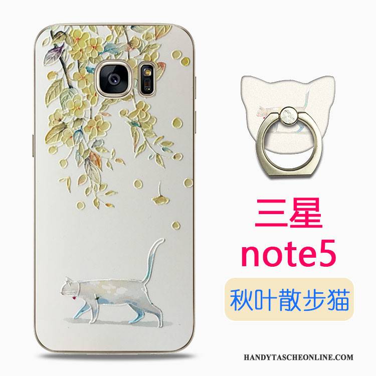 Hülle Samsung Galaxy Note 5 Farbe Handyhüllen Transparent, Case Samsung Galaxy Note 5 Silikon Anti-sturz