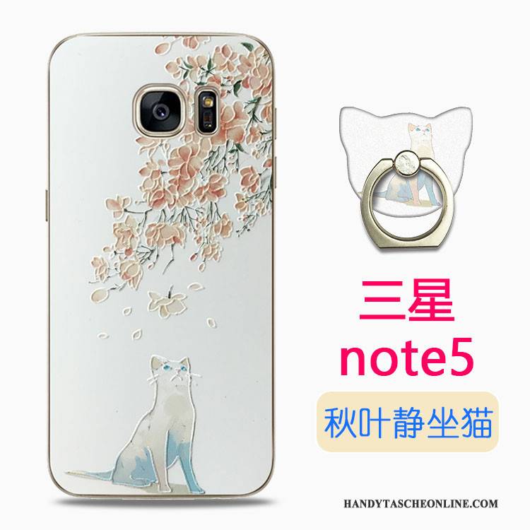 Hülle Samsung Galaxy Note 5 Farbe Handyhüllen Transparent, Case Samsung Galaxy Note 5 Silikon Anti-sturz