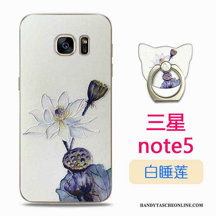 Hülle Samsung Galaxy Note 5 Farbe Handyhüllen Transparent, Case Samsung Galaxy Note 5 Silikon Anti-sturz