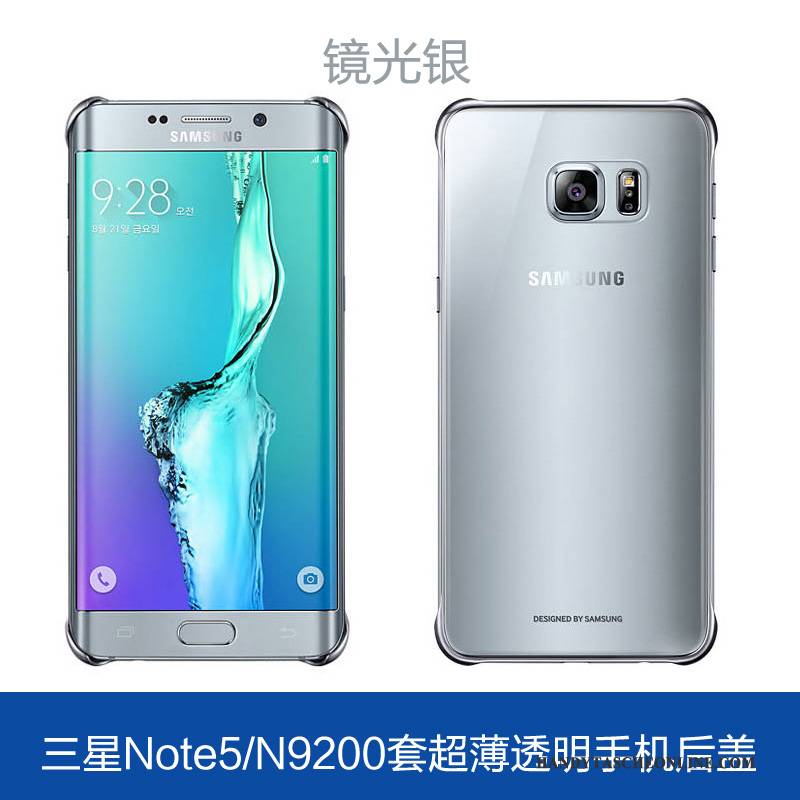 Hülle Samsung Galaxy Note 5 Farbe Schlank Hintere Abdeckung, Case Samsung Galaxy Note 5 Schutz Transparent Handyhüllen