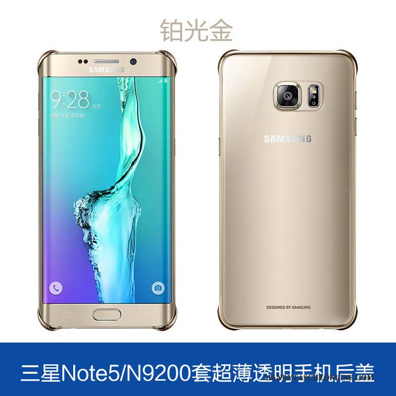 Hülle Samsung Galaxy Note 5 Farbe Schlank Hintere Abdeckung, Case Samsung Galaxy Note 5 Schutz Transparent Handyhüllen