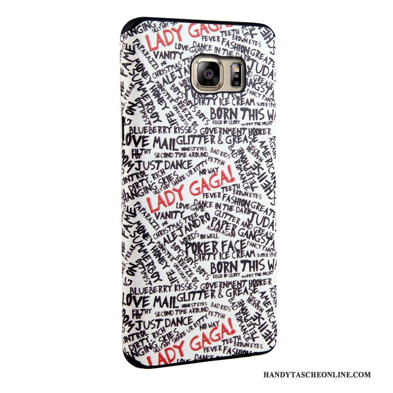 Hülle Samsung Galaxy Note 5 Gemalt Handyhüllen Schwarz, Case Samsung Galaxy Note 5 Weiche Trend