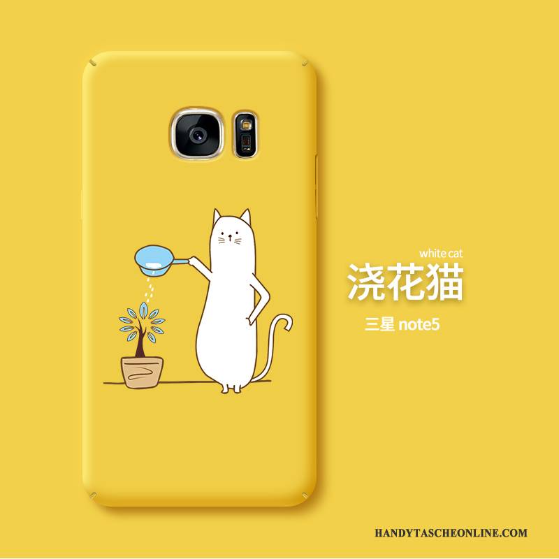 Hülle Samsung Galaxy Note 5 Karikatur Schwer Nette, Case Samsung Galaxy Note 5 Taschen Handyhüllen Persönlichkeit