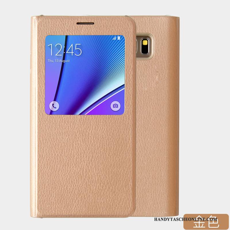 Hülle Samsung Galaxy Note 5 Lederhülle Weiß Neu, Case Samsung Galaxy Note 5 Schutz Schlafsaal Handyhüllen