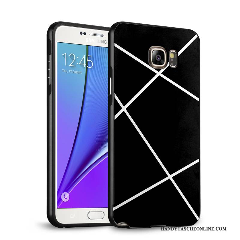 Hülle Samsung Galaxy Note 5 Metall Handyhüllen Hintere Abdeckung, Case Samsung Galaxy Note 5 Schutz Gold Anti-sturz