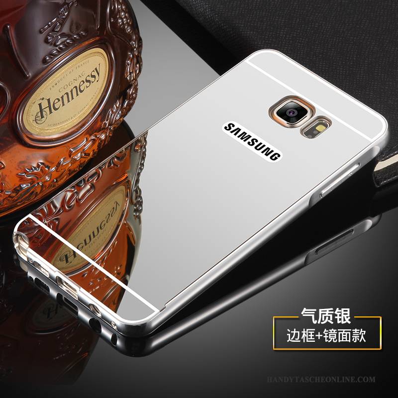 Hülle Samsung Galaxy Note 5 Metall Handyhüllen Hintere Abdeckung, Case Samsung Galaxy Note 5 Schutz Gold Anti-sturz