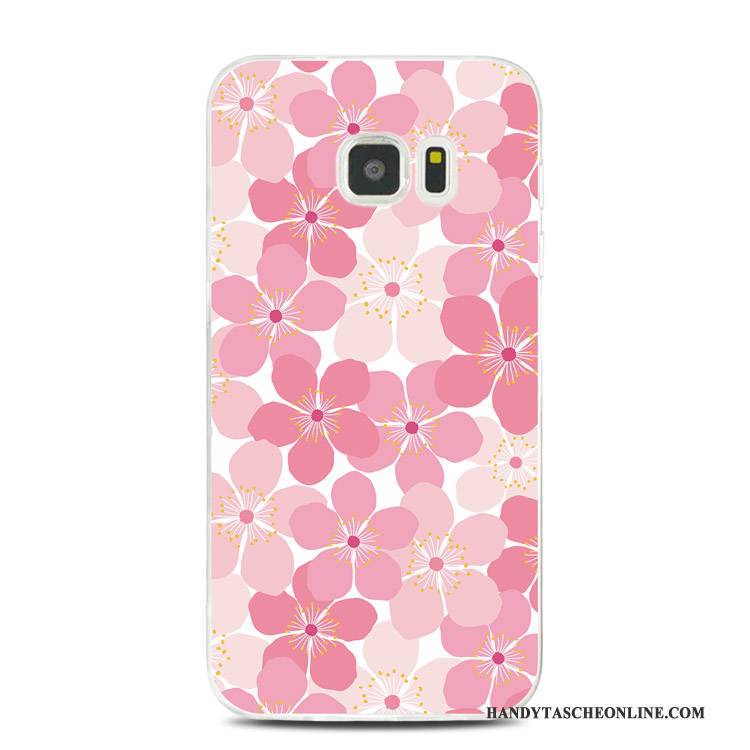 Hülle Samsung Galaxy Note 5 Prägung Spitze Rosa, Case Samsung Galaxy Note 5 Taschen Handyhüllen