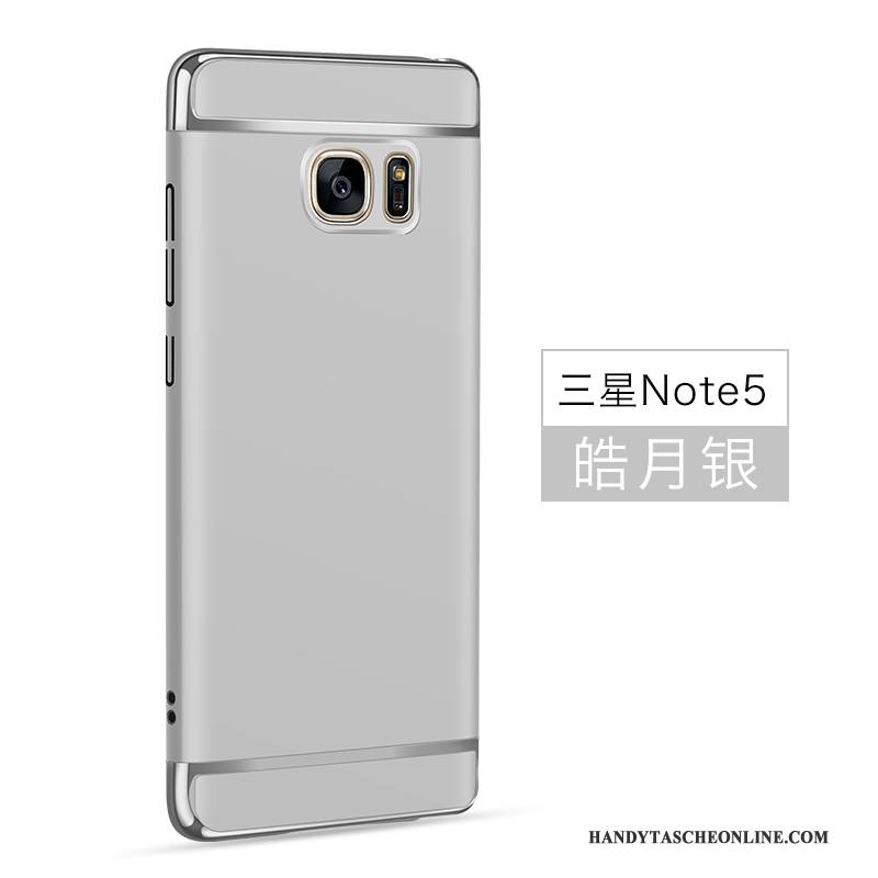 Hülle Samsung Galaxy Note 5 Schutz Neu Nubuck, Case Samsung Galaxy Note 5 Blau Anti-sturz