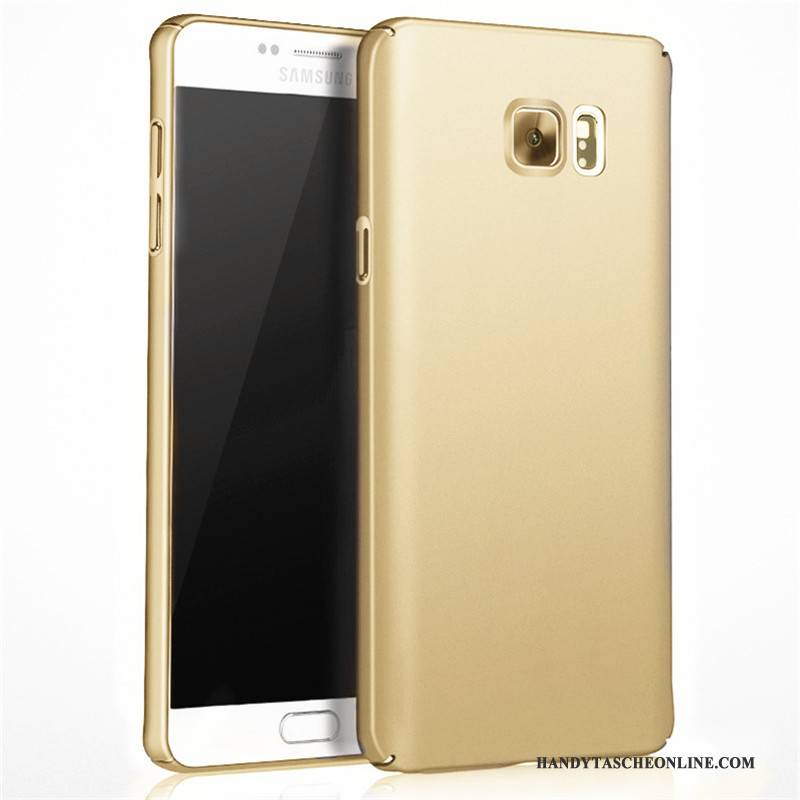 Hülle Samsung Galaxy Note 5 Schutz Nubuck Schwer, Case Samsung Galaxy Note 5 Gold Handyhüllen