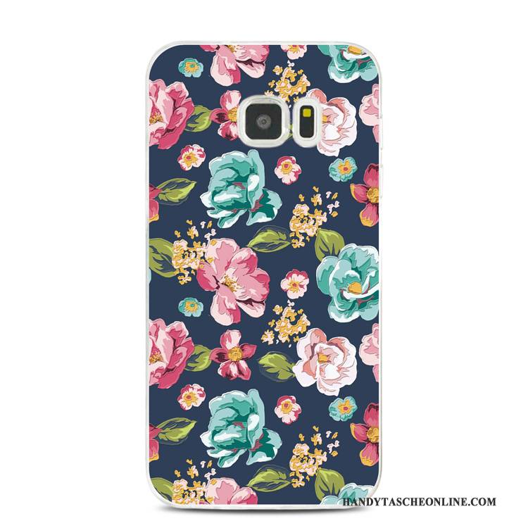 Hülle Samsung Galaxy Note 5 Silikon Blumen Mini, Case Samsung Galaxy Note 5 Weiche Handyhüllen Grün