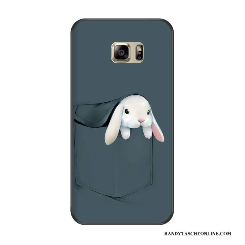 Hülle Samsung Galaxy Note 5 Silikon Handyhüllen Gelb, Case Samsung Galaxy Note 5 Karikatur Anti-sturz Schwarz