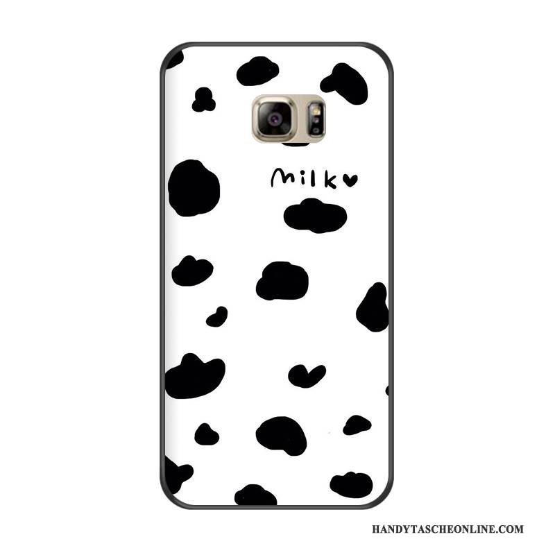 Hülle Samsung Galaxy Note 5 Silikon Handyhüllen Gelb, Case Samsung Galaxy Note 5 Karikatur Anti-sturz Schwarz