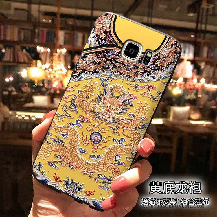 Hülle Samsung Galaxy Note 5 Silikon Hängende Verzierungen Trend, Case Samsung Galaxy Note 5 Gelb Handyhüllen