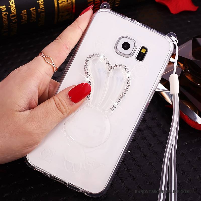 Hülle Samsung Galaxy Note 5 Silikon Lila Hängende Verzierungen, Case Samsung Galaxy Note 5 Schutz Dünne Transparent