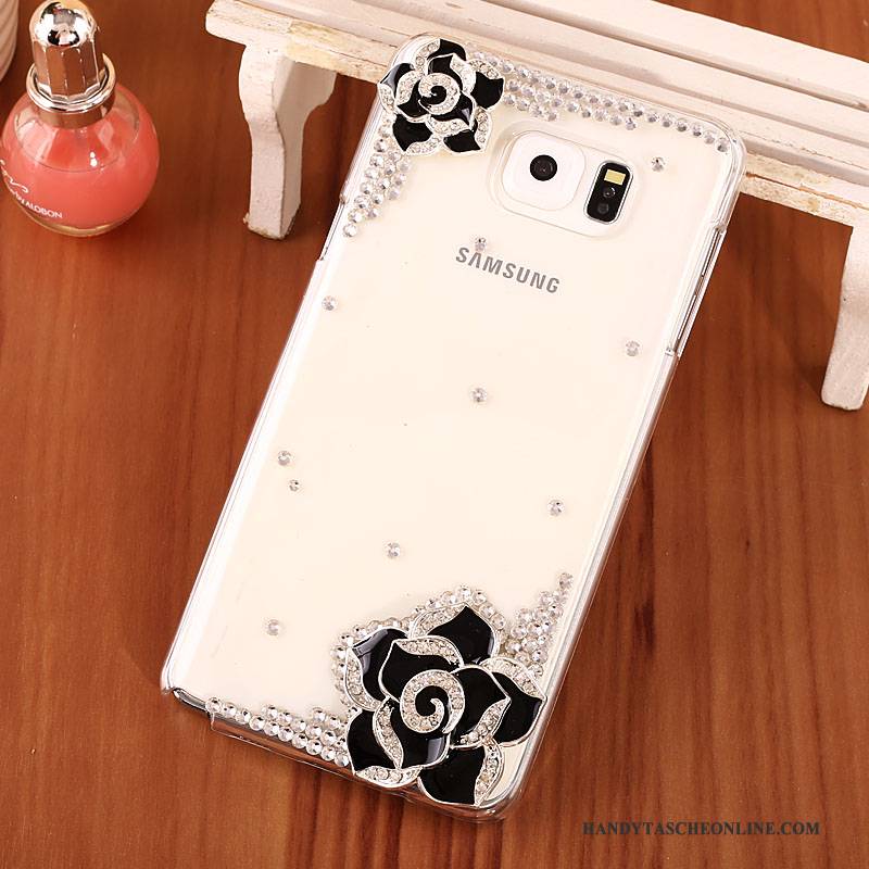 Hülle Samsung Galaxy Note 5 Strass Gold Schwer, Case Samsung Galaxy Note 5 Schutz Handyhüllen