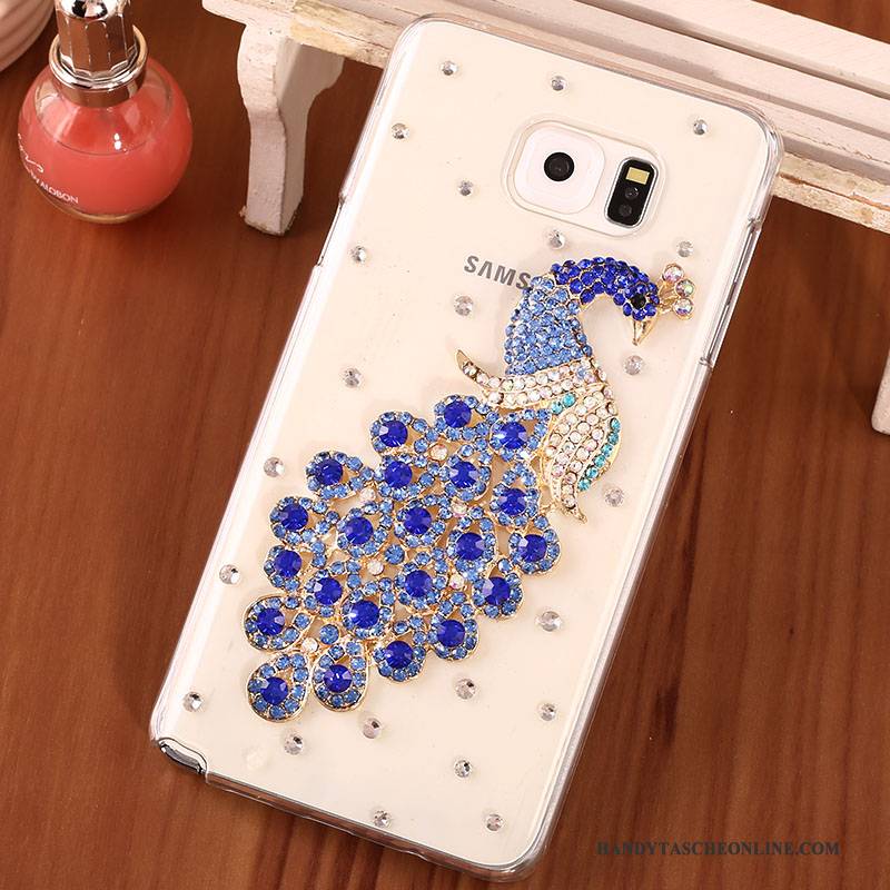 Hülle Samsung Galaxy Note 5 Strass Gold Schwer, Case Samsung Galaxy Note 5 Schutz Handyhüllen