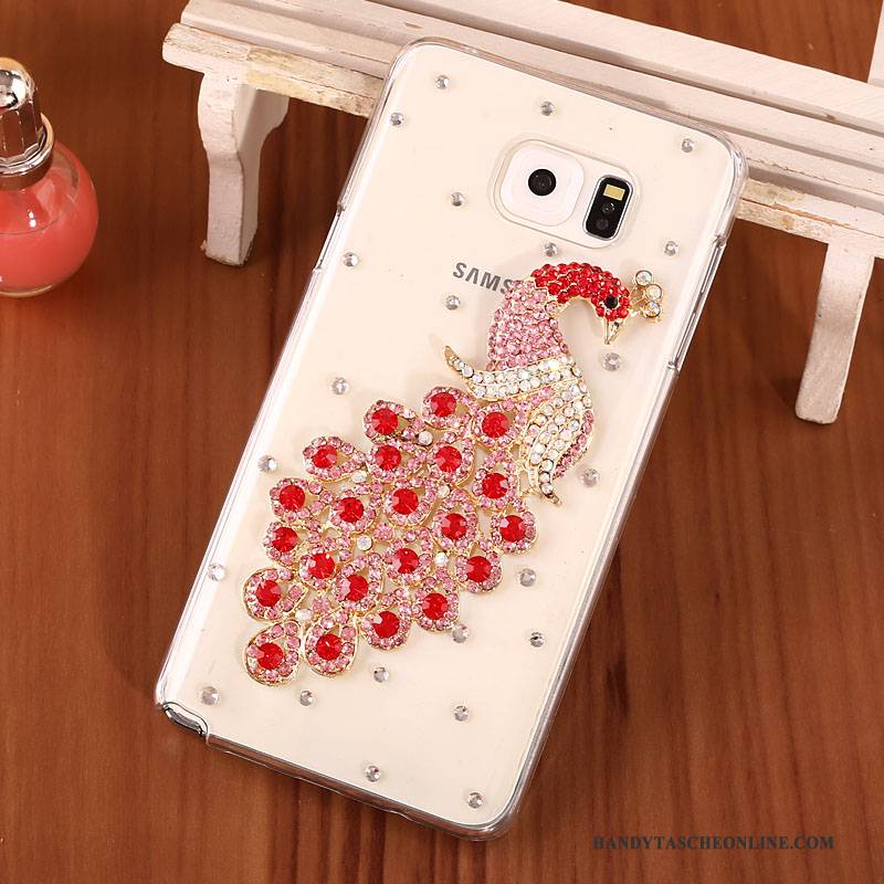 Hülle Samsung Galaxy Note 5 Strass Gold Schwer, Case Samsung Galaxy Note 5 Schutz Handyhüllen