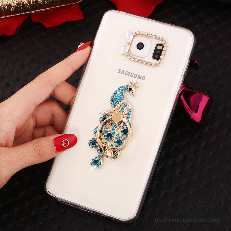 Hülle Samsung Galaxy Note 5 Strass Weiß, Case Samsung Galaxy Note 5 Schutz