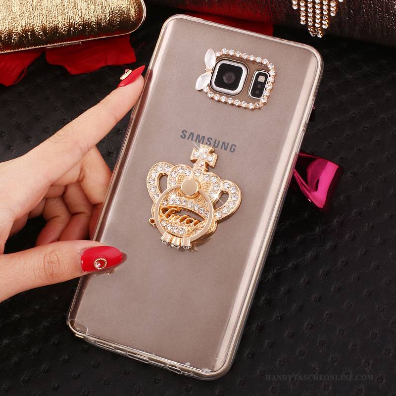 Hülle Samsung Galaxy Note 5 Strass Weiß, Case Samsung Galaxy Note 5 Schutz