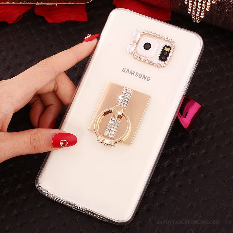 Hülle Samsung Galaxy Note 5 Strass Weiß, Case Samsung Galaxy Note 5 Schutz