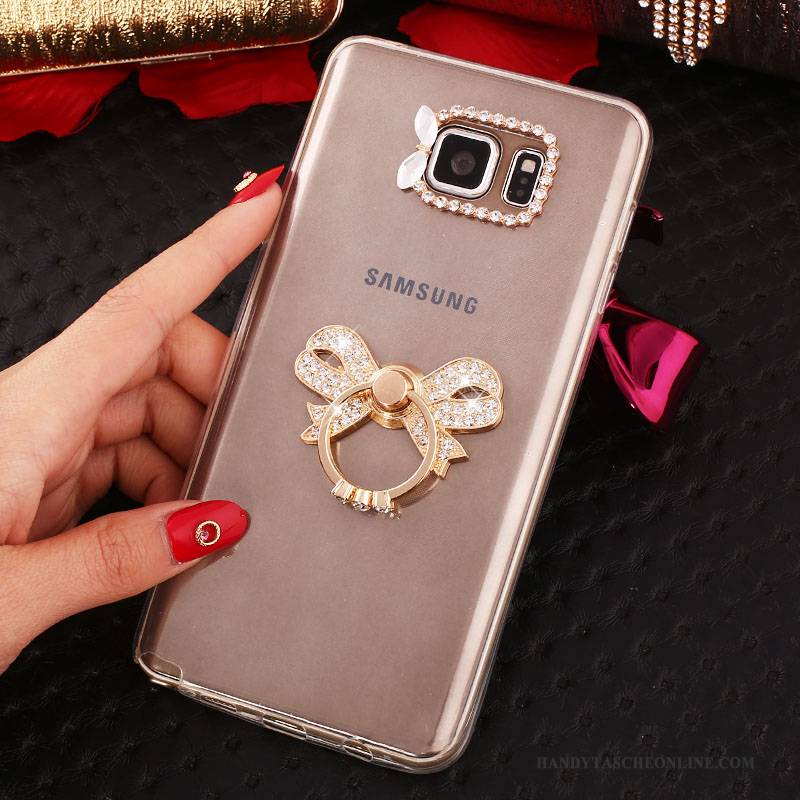 Hülle Samsung Galaxy Note 5 Strass Weiß, Case Samsung Galaxy Note 5 Schutz